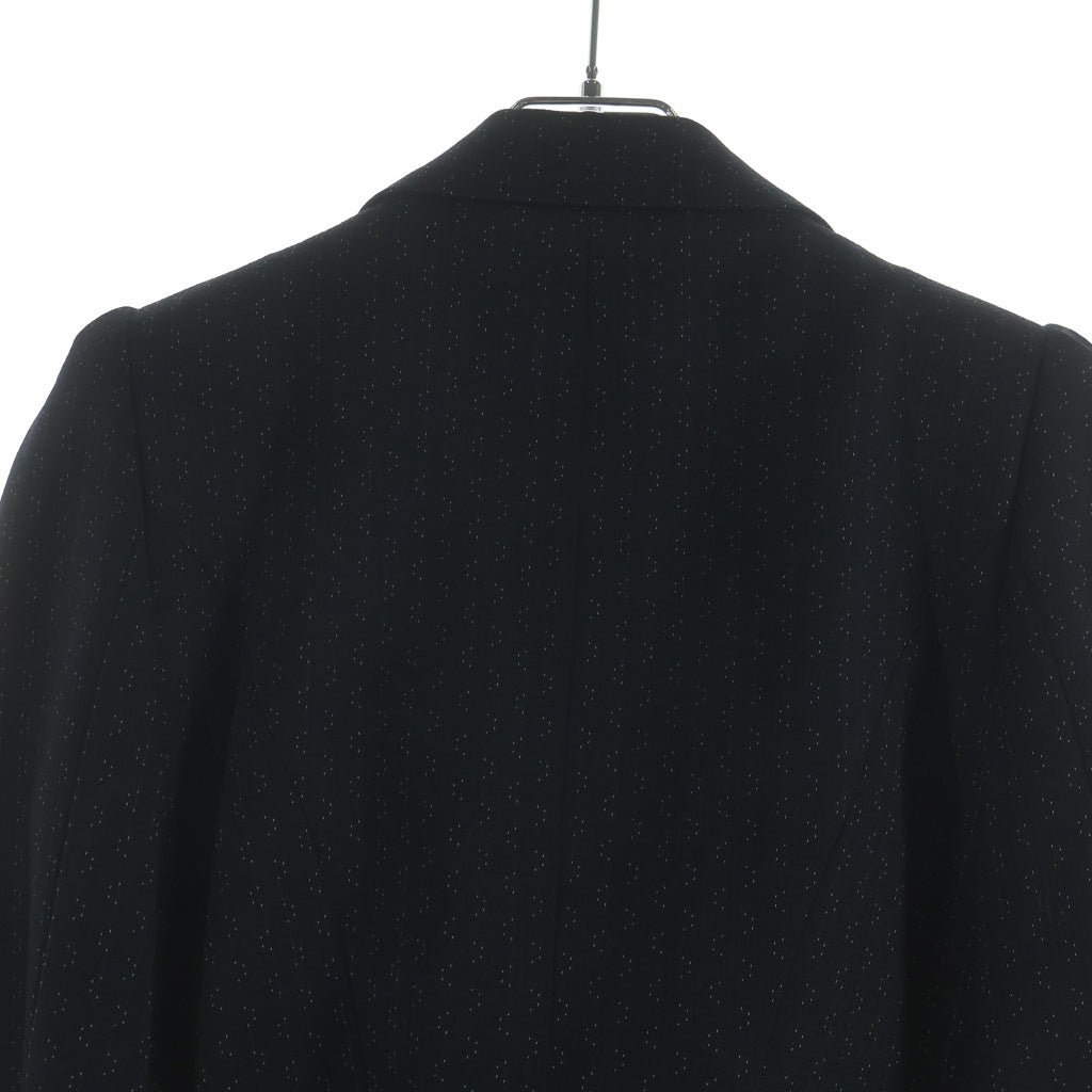 Christian Lacroix(クリスチャンラクロワ) ドット柄 セットアップ ベストドッキングテーラードジャケット ロングスカート ブラック レディース