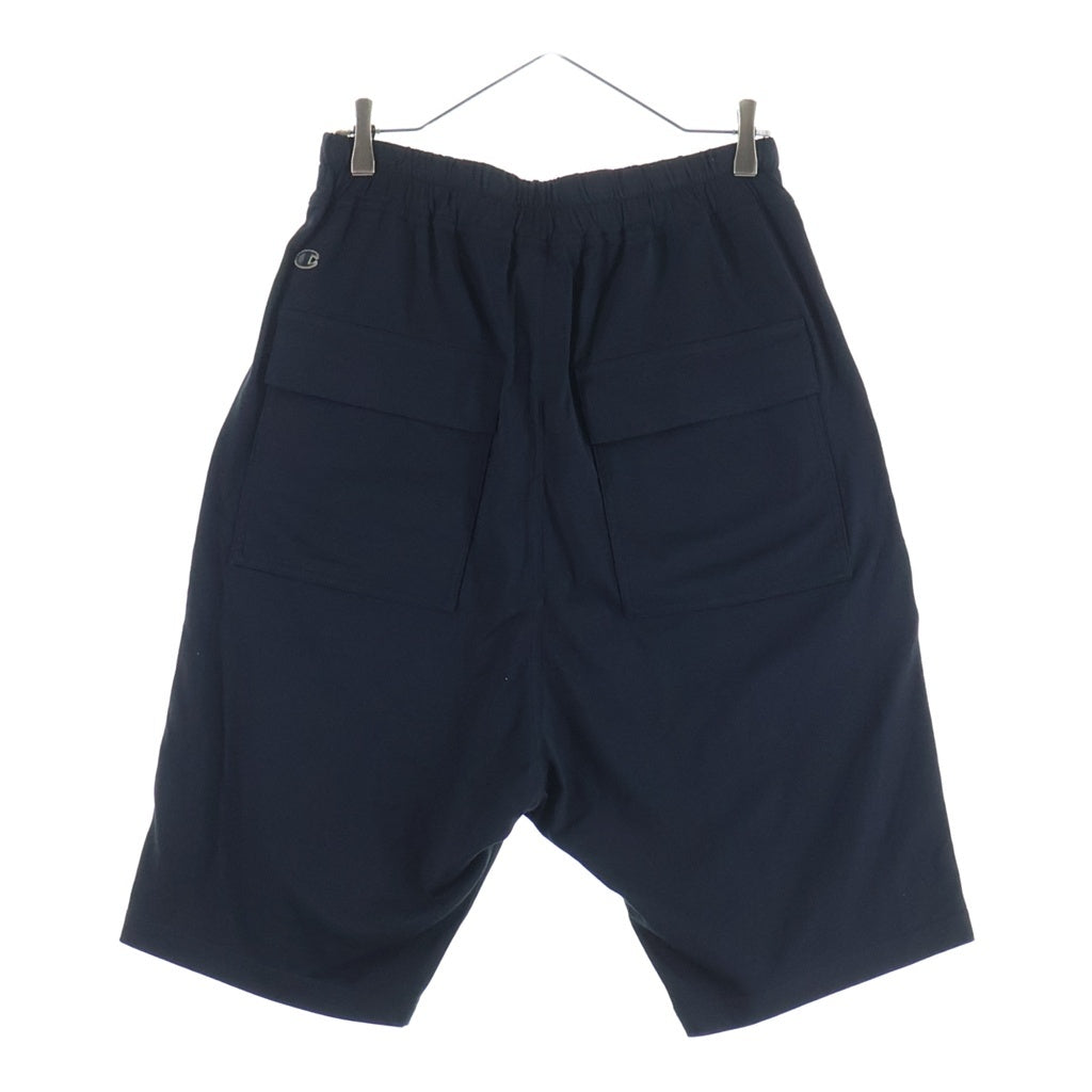 Rick Owens(リックオウエンス) 21SS ×Champion チャンピオン ドローストリング サルエルパンツ ブラック CM01B7950-CHJEG レディース