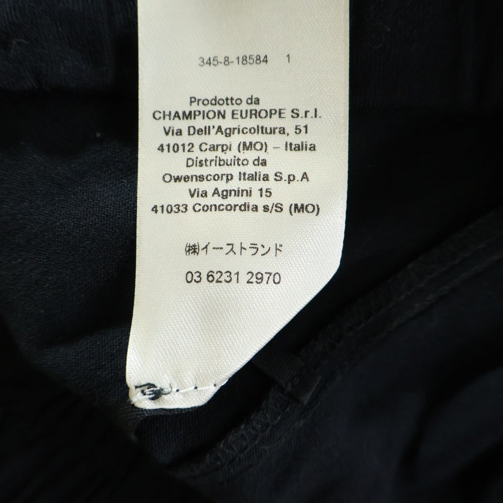 Rick Owens(リックオウエンス) 21SS ×Champion チャンピオン ドローストリング サルエルパンツ ブラック CM01B7950-CHJEG レディース