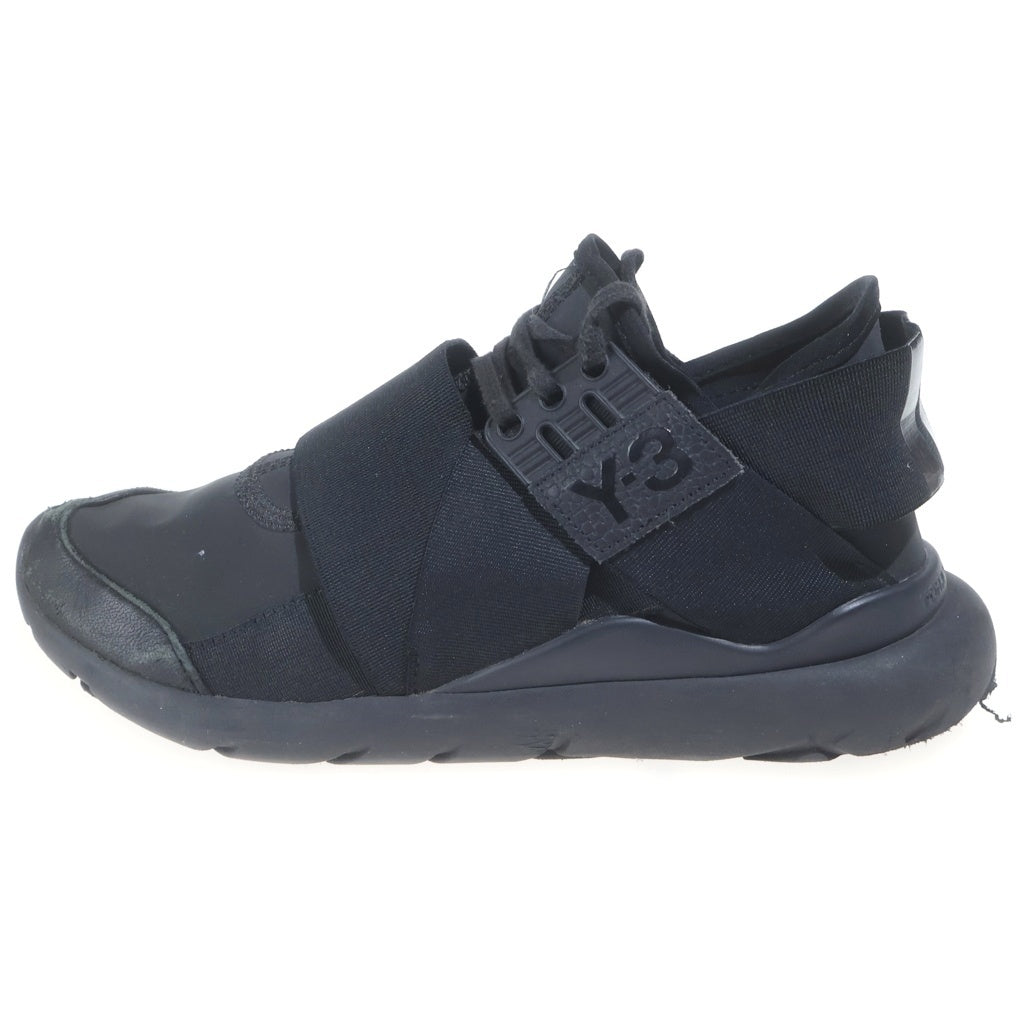 Y-3(ワイスリー) QASA ELLE LACE ローカットスニーカー ランニングシューズ ブラック BB4694 レディース