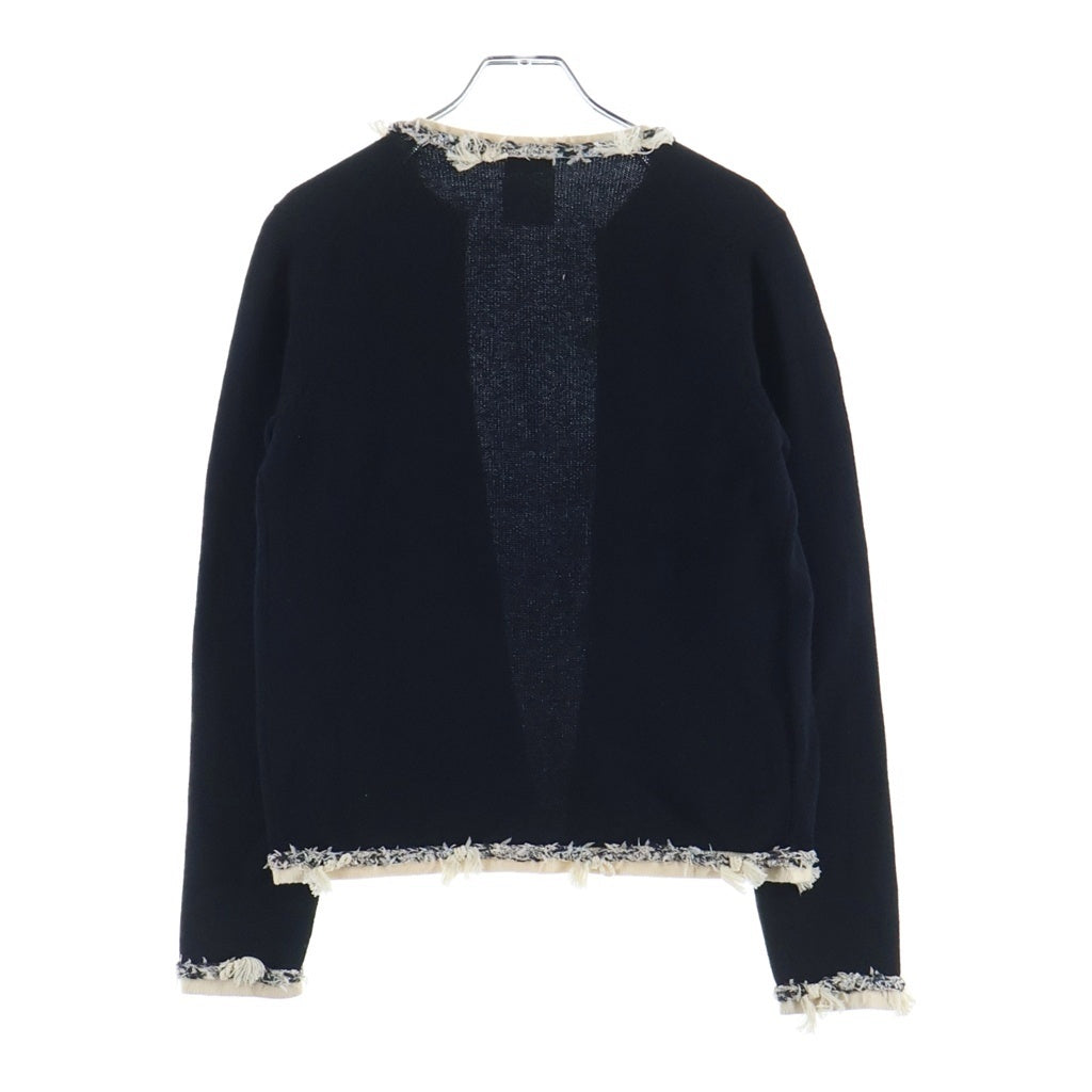 CHANEL(シャネル) 05C ツイード カシミヤ 長袖ニット カーディガン ブラック レディース P25274V01803