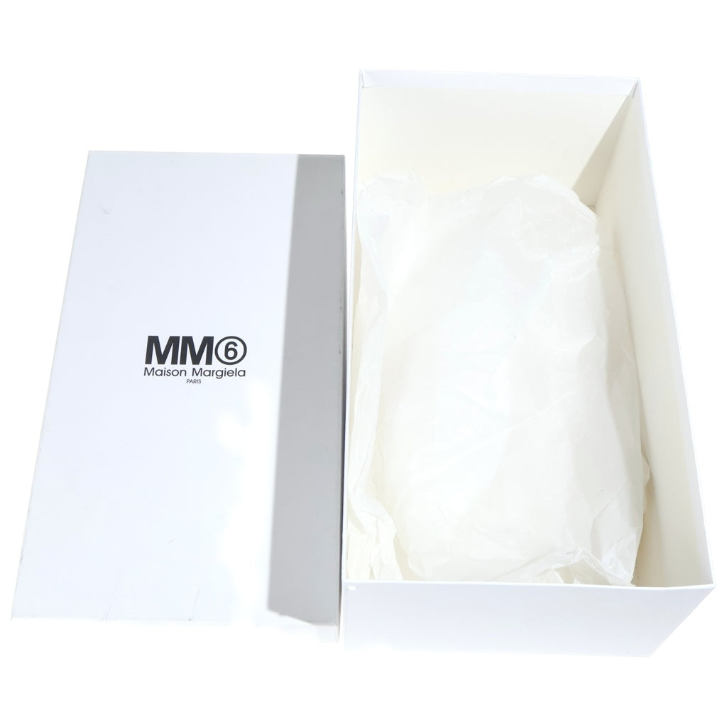 MM6 Maison Margiela(エムエムシックスメゾンマルジェラ) 16SS 再構築 パッチワーク ローカットスニーカー シューズ ブラック/シルバー S40WS0035 レディース