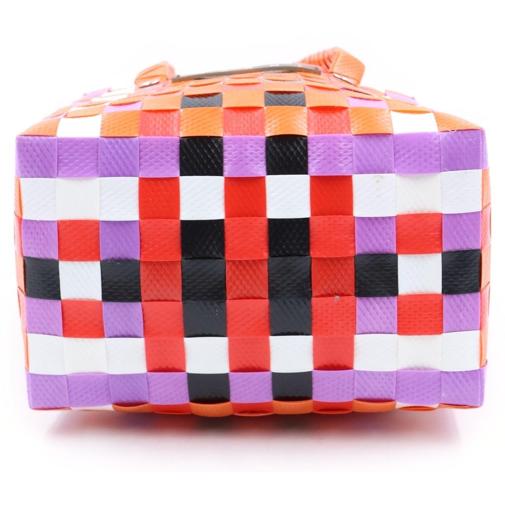 MARNI(マルニ) MICRO BASKET BAG マイクロバスケットバッグ ハンドバッグ かご ロゴ マルチカラー レディース