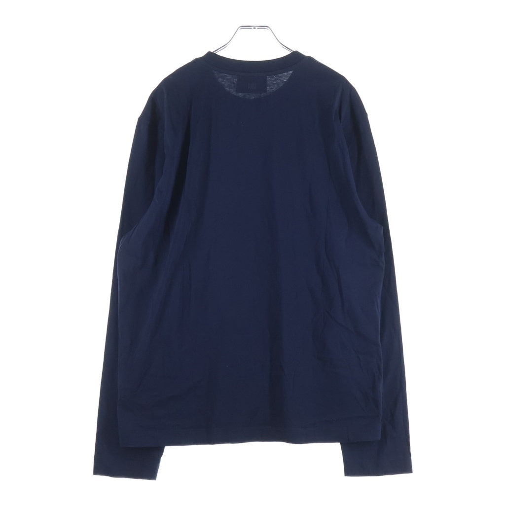ami paris(アミパリス) フロントロゴ刺繍半袖Tシャツ ネイビー #XXL
