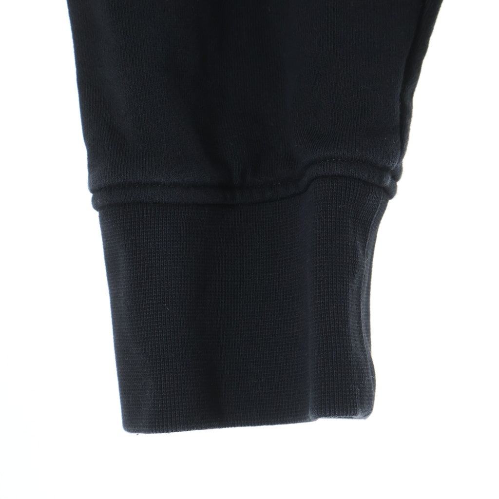 BALMAIN(バルマン) ワッペンロゴ プルオーバー スウェットパーカー フーディー ブラック JT047JB53