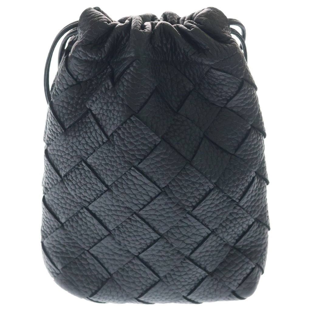 BOTTEGA VENETA(ボッテガヴェネタ) イントレチャート バーティカル レザー ダスト バッグ ブラック レディース