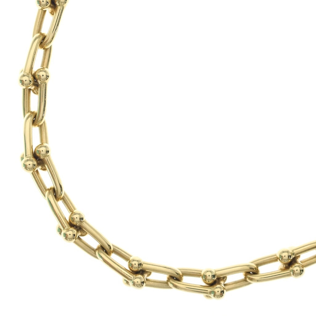 TIFFANY & Co.(ティファニー) ハードウェア スモールリンク ネックレス Au750YG 39.3g 箱 レディース