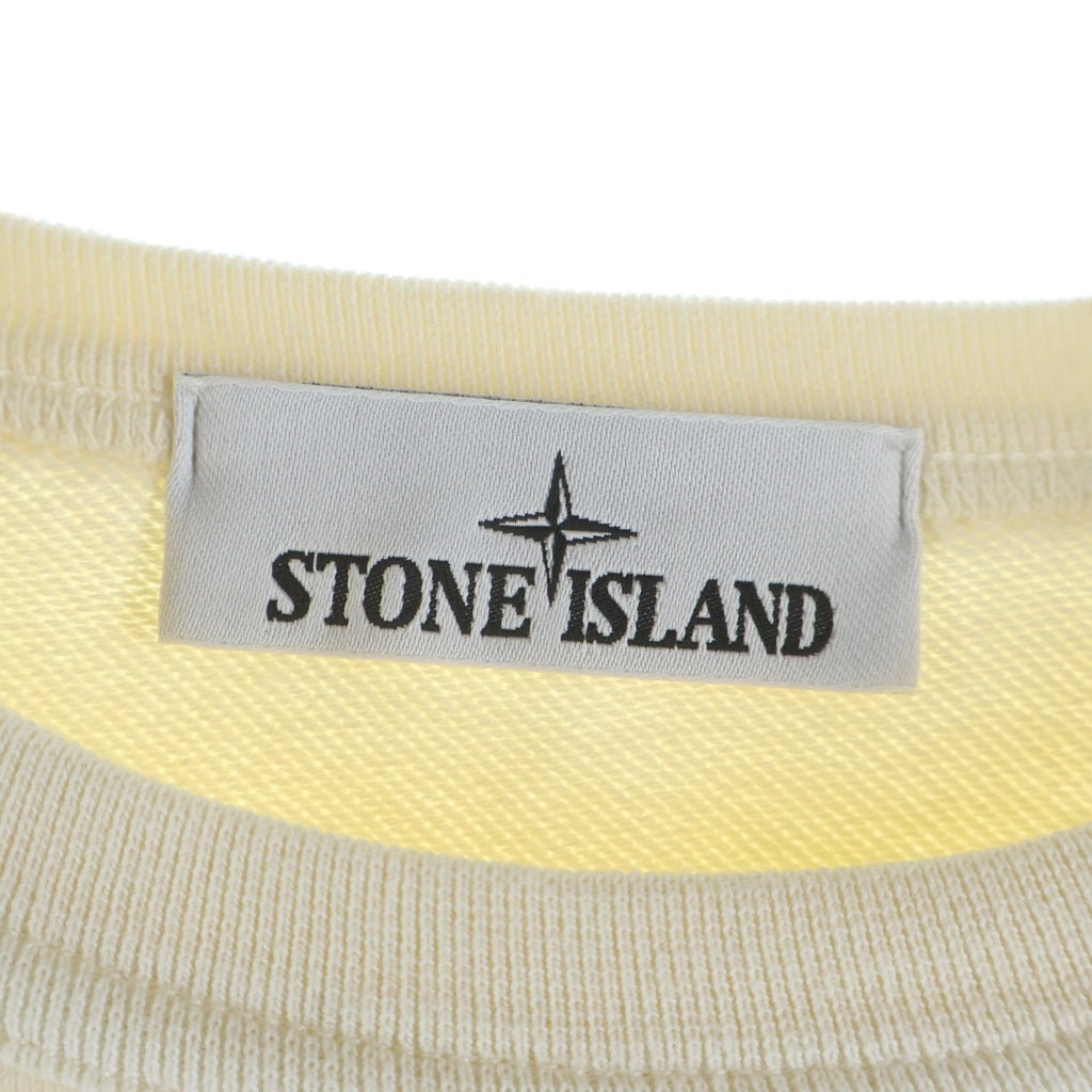 STONE ISLAND(ストーンアイランド) ワッペンロゴ プルオーバー スウェットトレーナー ベージュ K1S156100003S0123