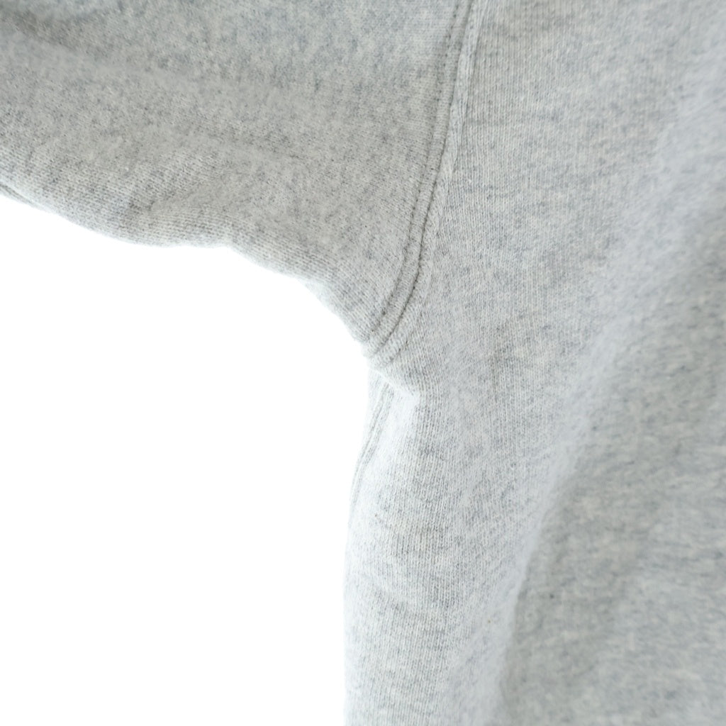 JIL SANDER +(ジルサンダープラス) 23AW ロゴプリント プルオーバースウェットパーカー フーディー グレー J47GU0002 J20010