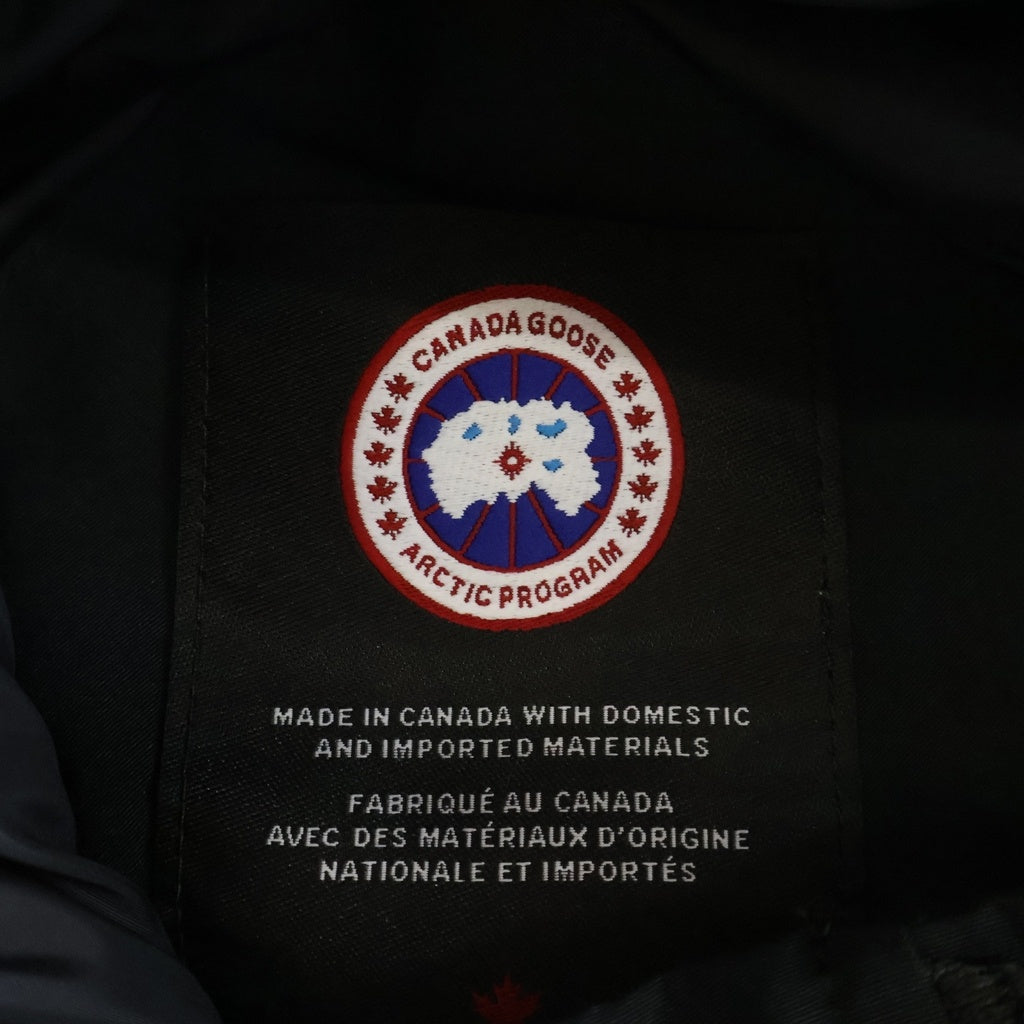 CANADA GOOSE(カナダグース) ワッペンロゴ ジップアップ ダウンベスト ブラック 2081MB
