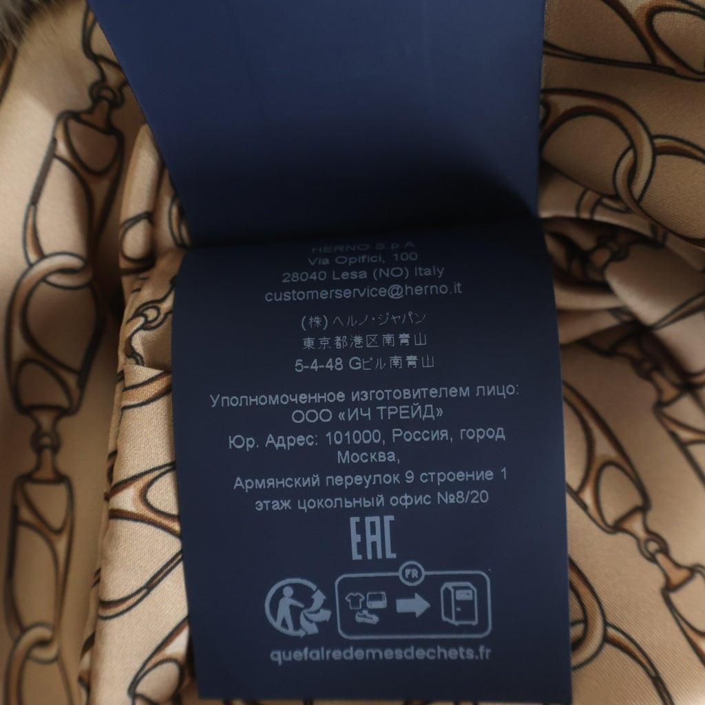 HERNO(ヘルノ) ファーブルゾン ベージュ #42 GI000318D