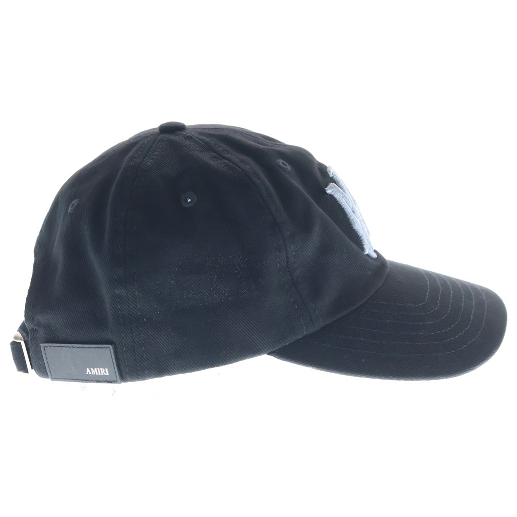 AMIRI(アミリ) MA DENIM CAP ロゴ刺繍 デニム ベースボールキャップ 帽子 ブラック AMSAHE1021