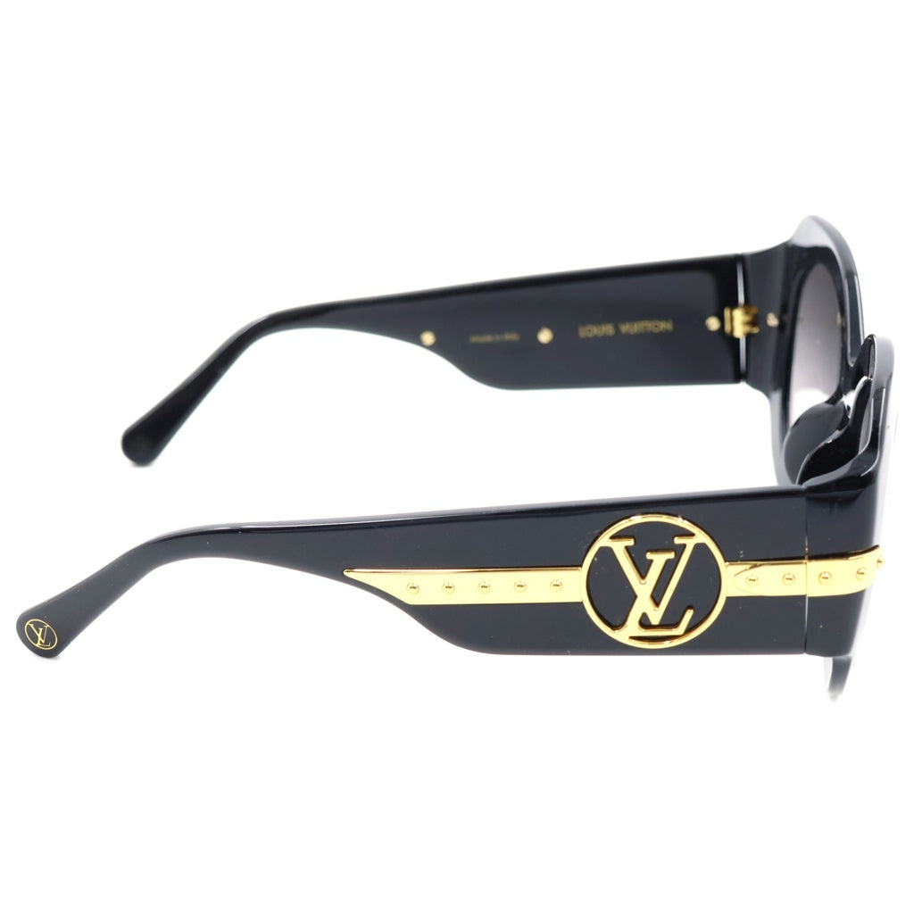 LOUIS VUITTON(ルイヴィトン) Z1132E パリ テキサス LVサークル オーバル型 サングラス アイウェア カラーレンズ ブラック レディース