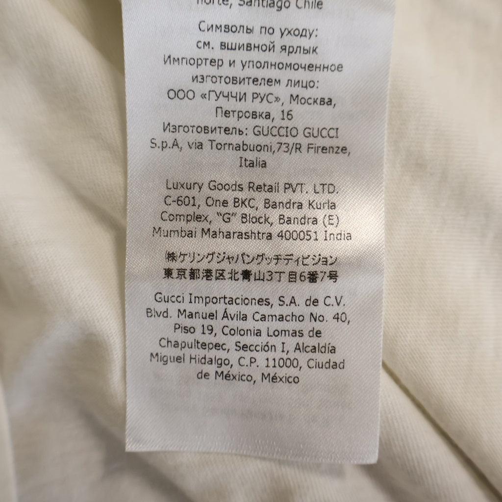 GUCCI(グッチ) キッズ用コットン半袖Tシャツ カットソー 503628X3L02 レディース