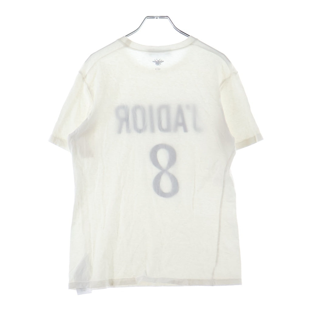 Christian Dior(クリスチャンディオール) 2022 コットン J'ADIOR 8 ロゴ 半袖Tシャツ カットソー ホワイト 213T03TC00 レディース
