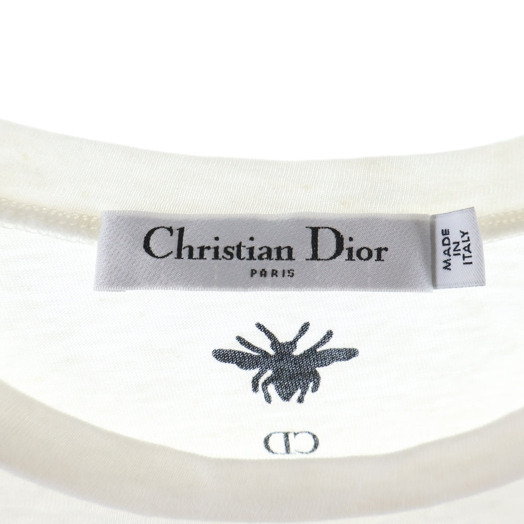 Christian Dior(クリスチャンディオール) 2022 コットン J'ADIOR 8 ロゴ 半袖Tシャツ カットソー ホワイト 213T03TC00 レディース