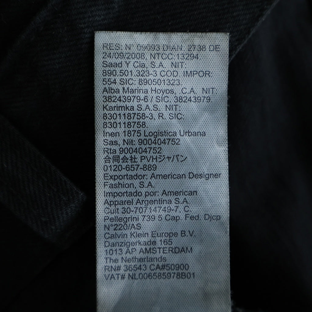 Calvin Klein(カルバンクライン) 21SS 5Pデニム パンツ ダメージジーンズ ブラック 製品染め 40134MA
