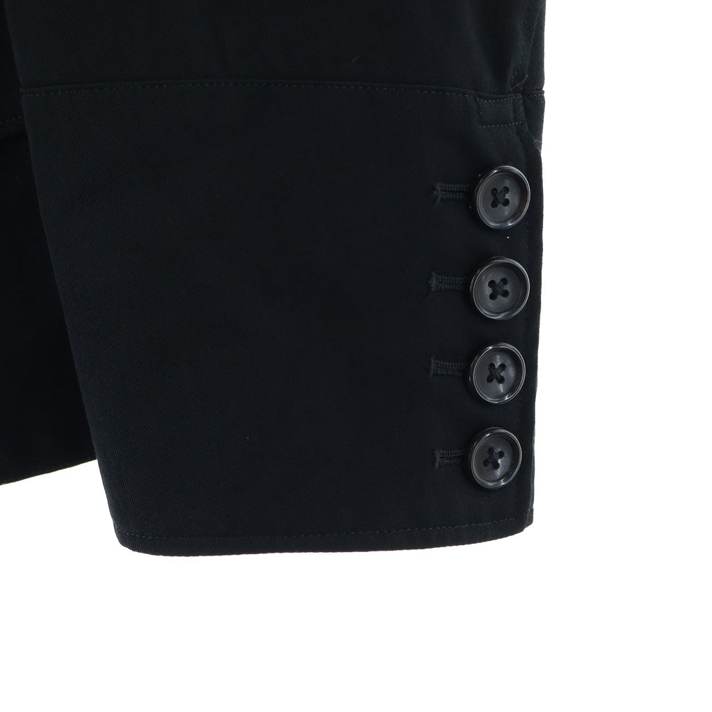 Yohji Yamamoto POUR HOMME(ヨウジヤマモト プールオム) 12SS 春夏・袴期 パイピングジャケット ウール ブラック HB-J56-100