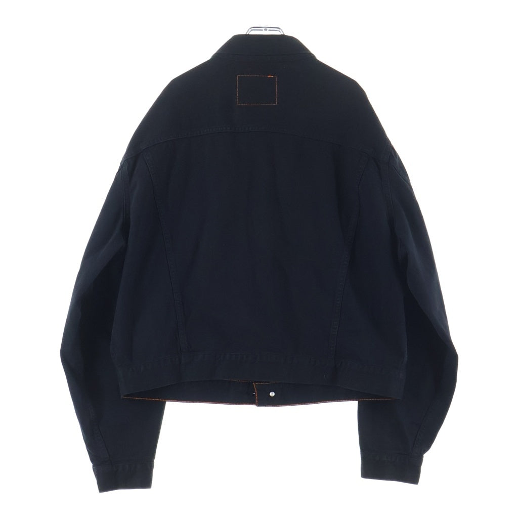 Calvin Klein(カルバンクライン) ARCHROMA TRUCKER アークロマ トラッカージャケット デニム ブラック 40133MA