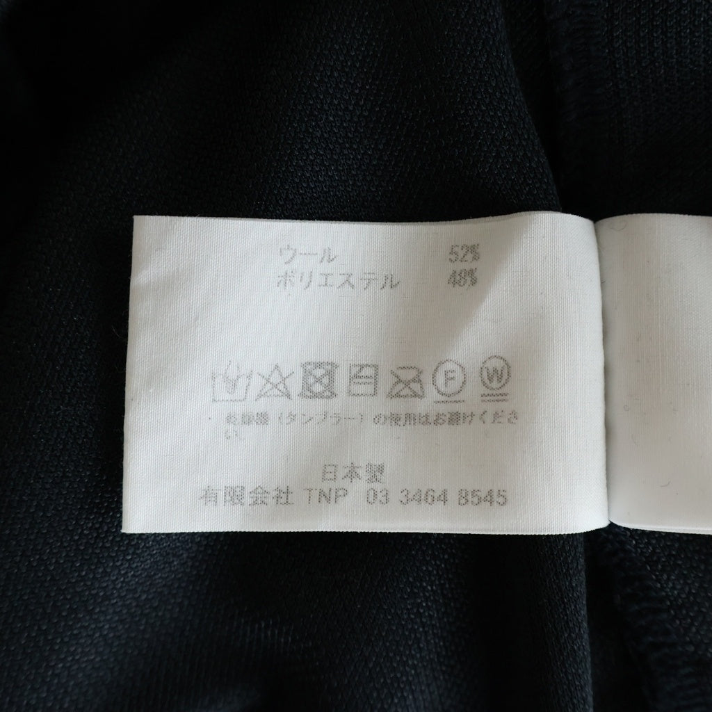 nonnative(ノンネイティブ) 23SS DWELLER L/S V NECK TEE WOOL T/C JERSEY ドウェラー Vネック長袖 Tシャツ カットソー ウール ネイビー NN-C4207