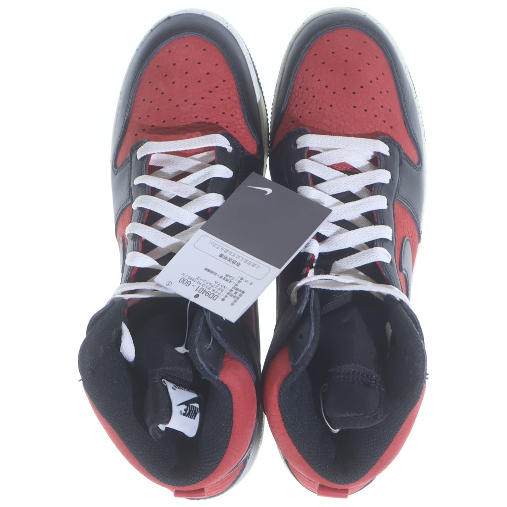NIKE(ナイキ) UNDERCOVER DUNK HIGH UBA アンダーカバー ダンク ハイカットスニーカー レザー ブラック×レッド×ホワイト DD9401-600