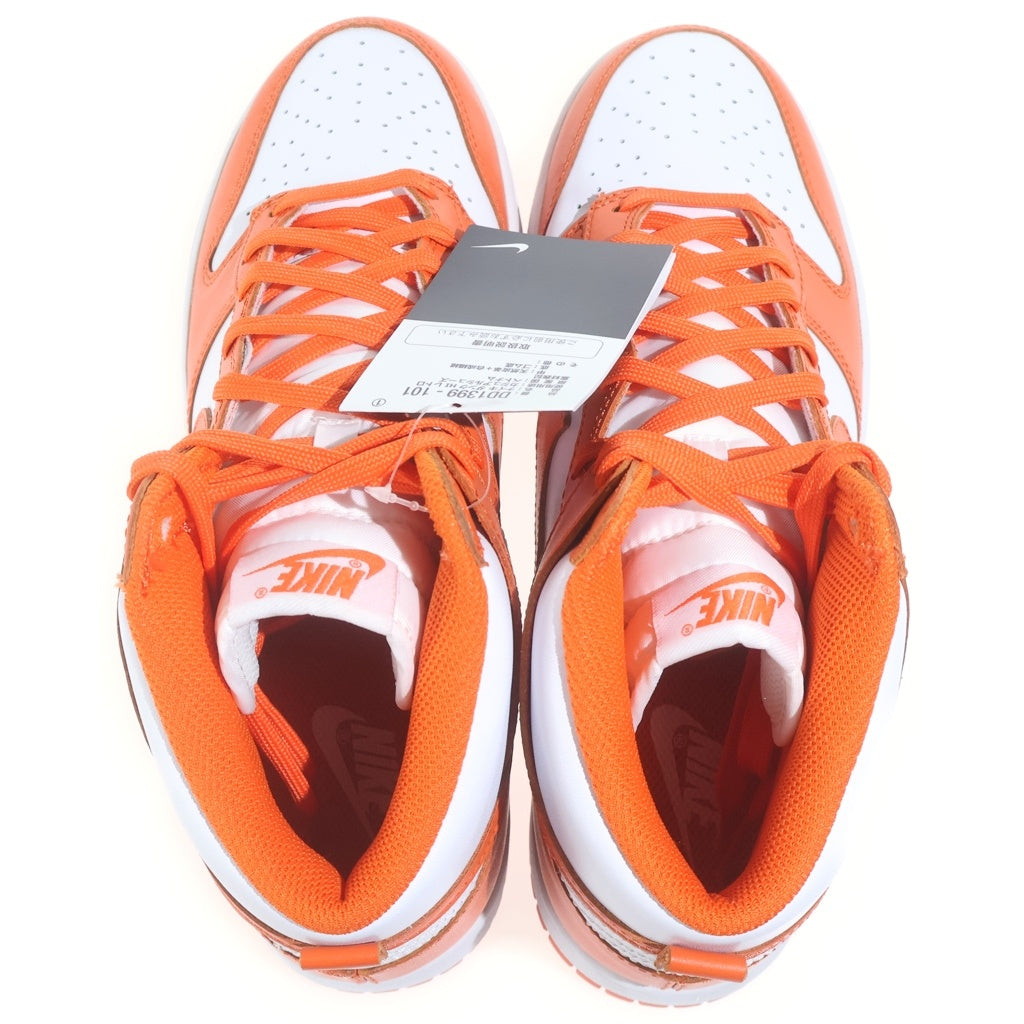 NIKE(ナイキ) DUNK HI RETRO ORANGE BLAZE ダンク ハイ レトロ オレンジブレイズ ハイカット スニーカー #US9/27cm ホワイト/オレンジ DD1399-101