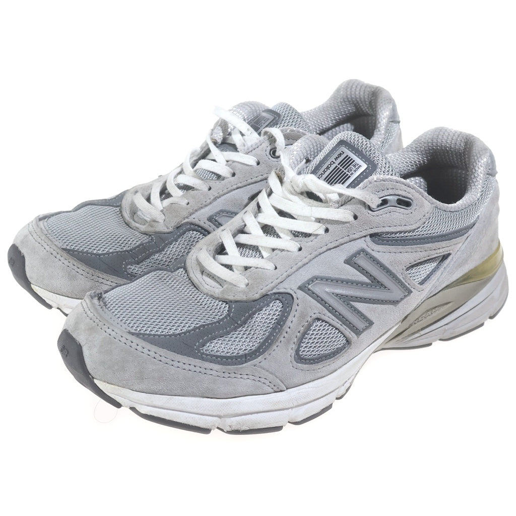 New Balance(ニューバランス) M990GL4 GRAY ローカットスニーカー シューズ USA製 スエード メッシュ グレー US8.5/26.5cm