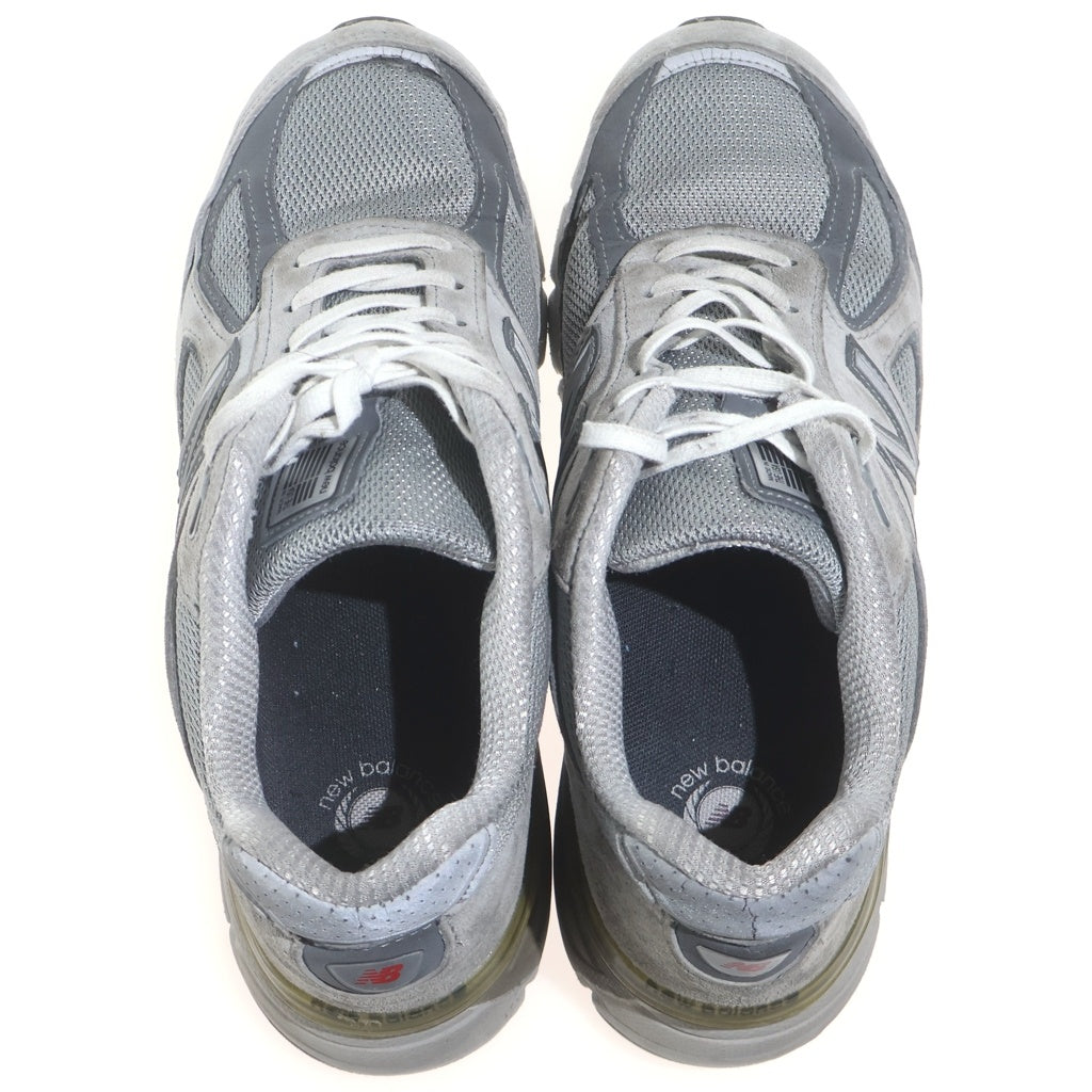 New Balance(ニューバランス) M990GL4 GRAY ローカットスニーカー シューズ USA製 スエード メッシュ グレー US8.5/26.5cm
