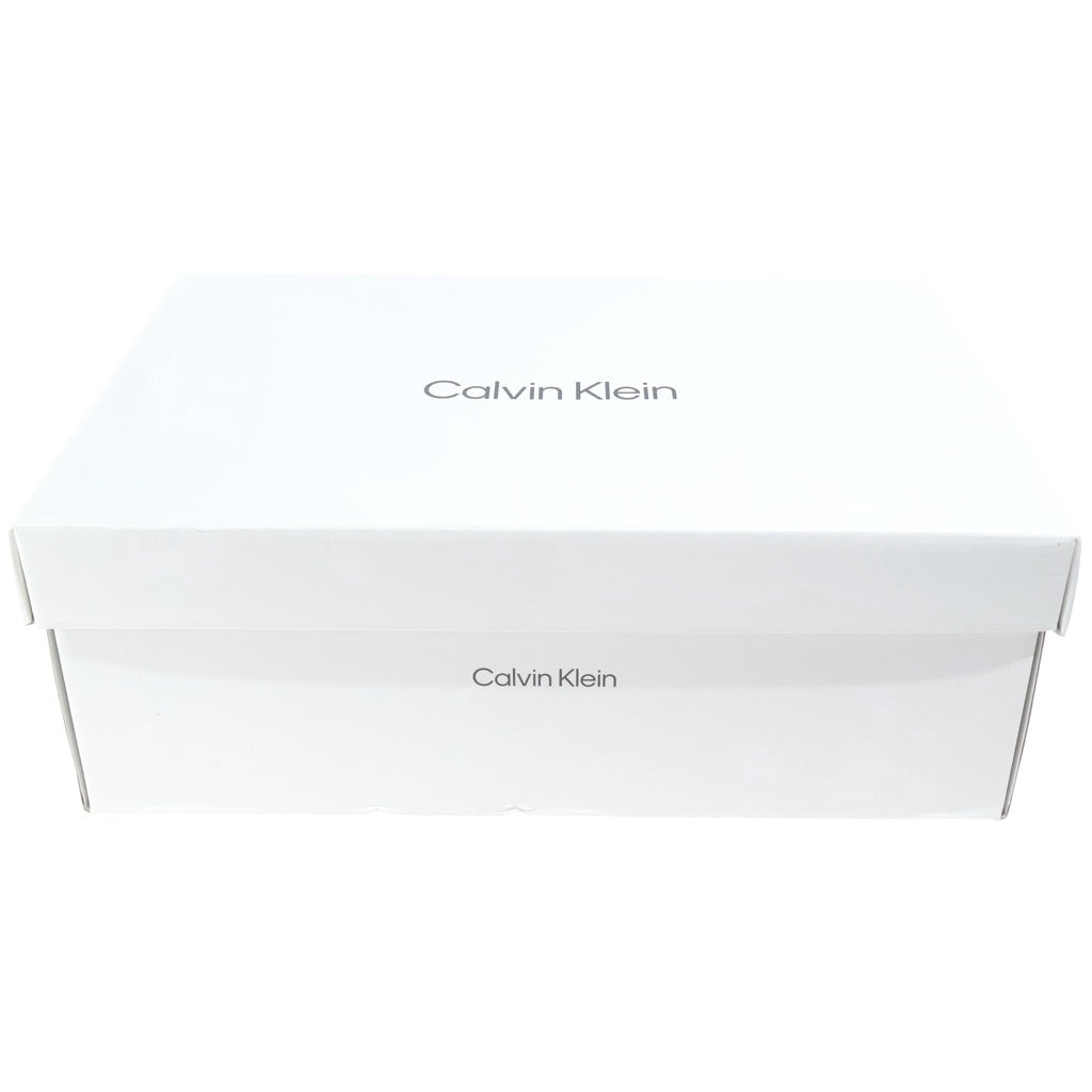 Calvin Klein(カルバンクライン) WALLABBE ワラビー チロリアンシューズ 革靴 レザー ブラック HM0HM00660