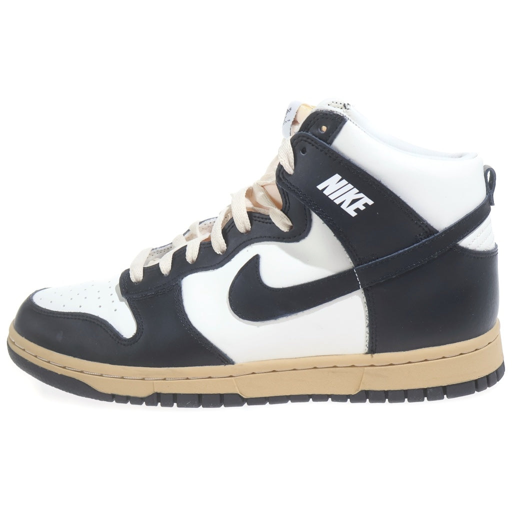 NIKE(ナイキ) WMNS DUNK HIGH SE Black and Sail ウィメンズ ダンク ブラック アンド セイル ハイカットスニーカー ブラック/ホワイト U11/28cm DZ4732-133