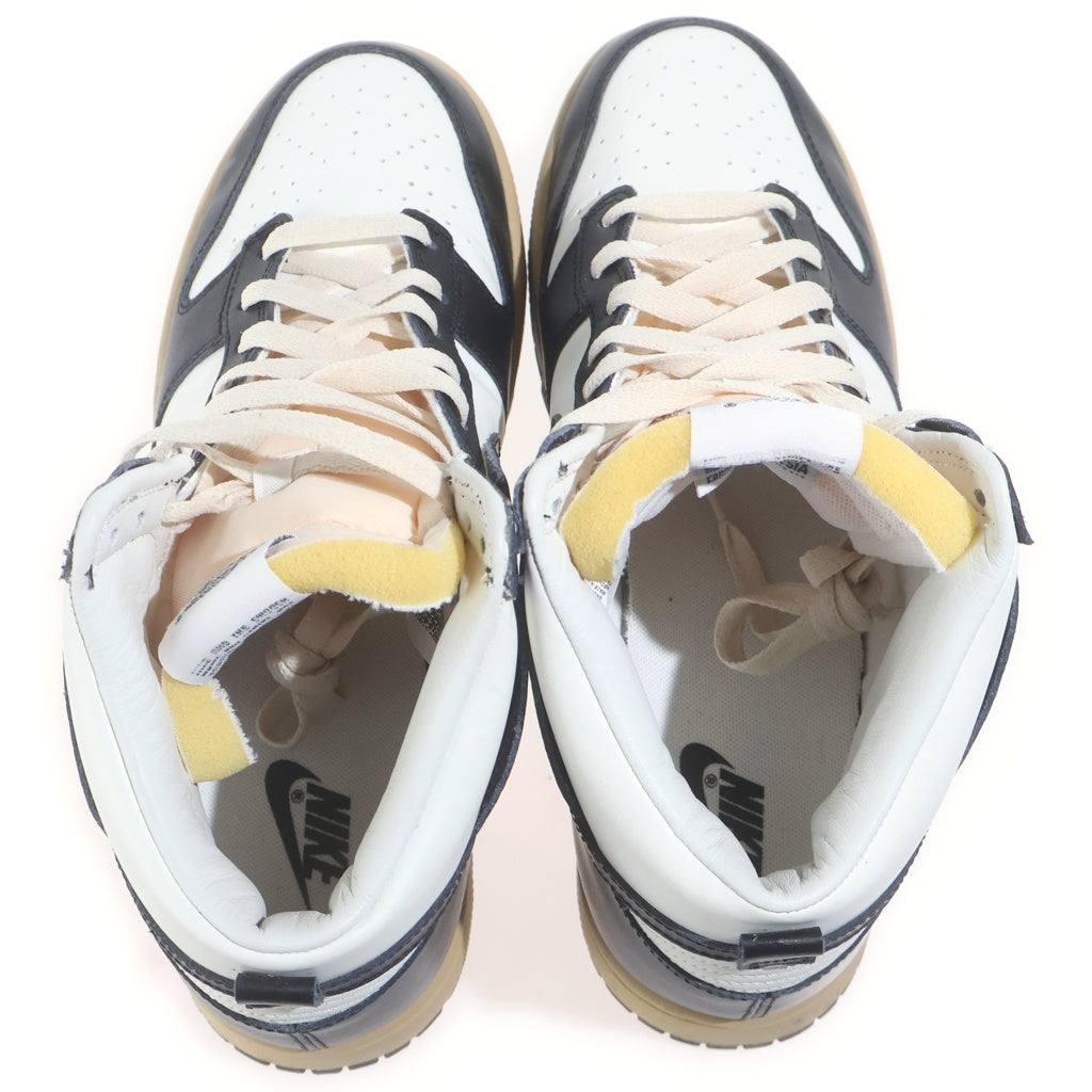 NIKE(ナイキ) WMNS DUNK HIGH SE Black and Sail ウィメンズ ダンク ブラック アンド セイル ハイカットスニーカー ブラック/ホワイト U11/28cm DZ4732-133