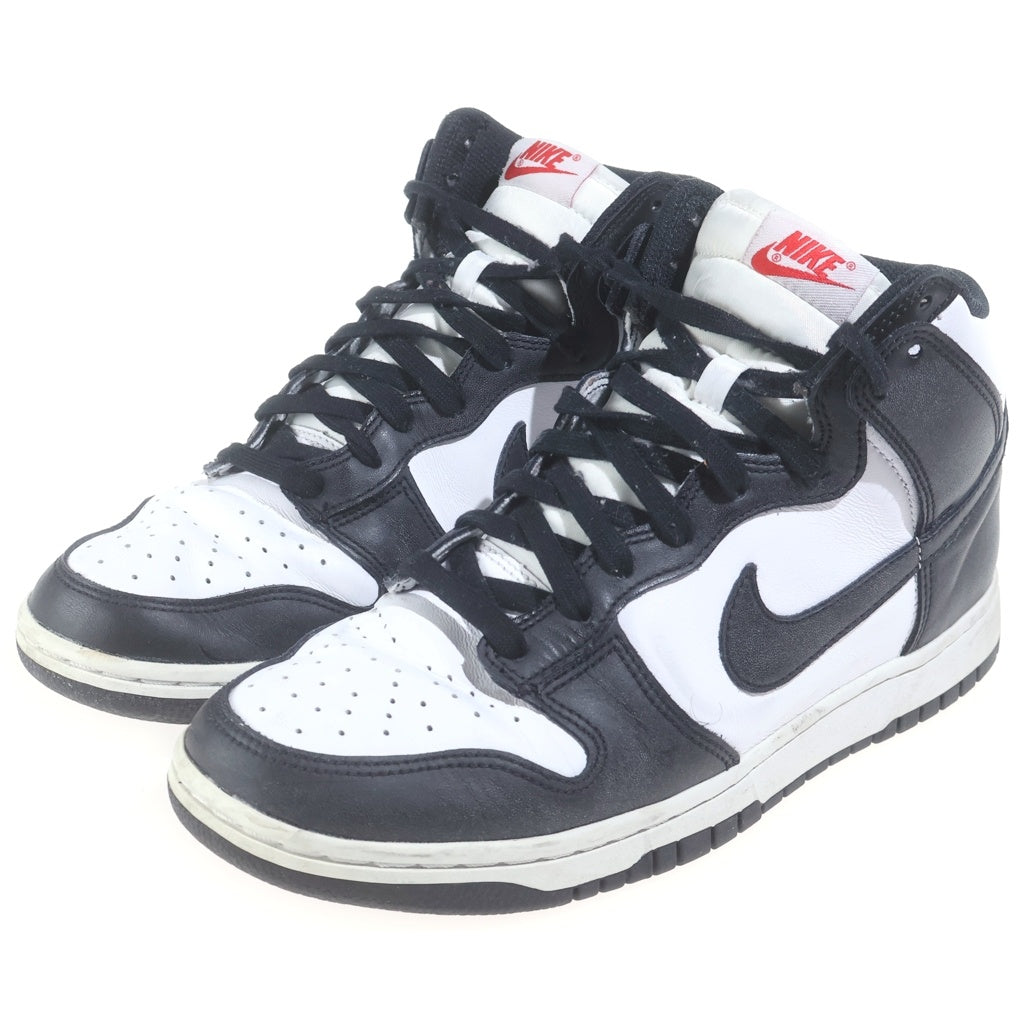 NIKE(ナイキ) Dunk High Black and White ダンクハイ ブラックアンドホワイト ハイカットレースアップスニーカー US9/27cm DD1399-103