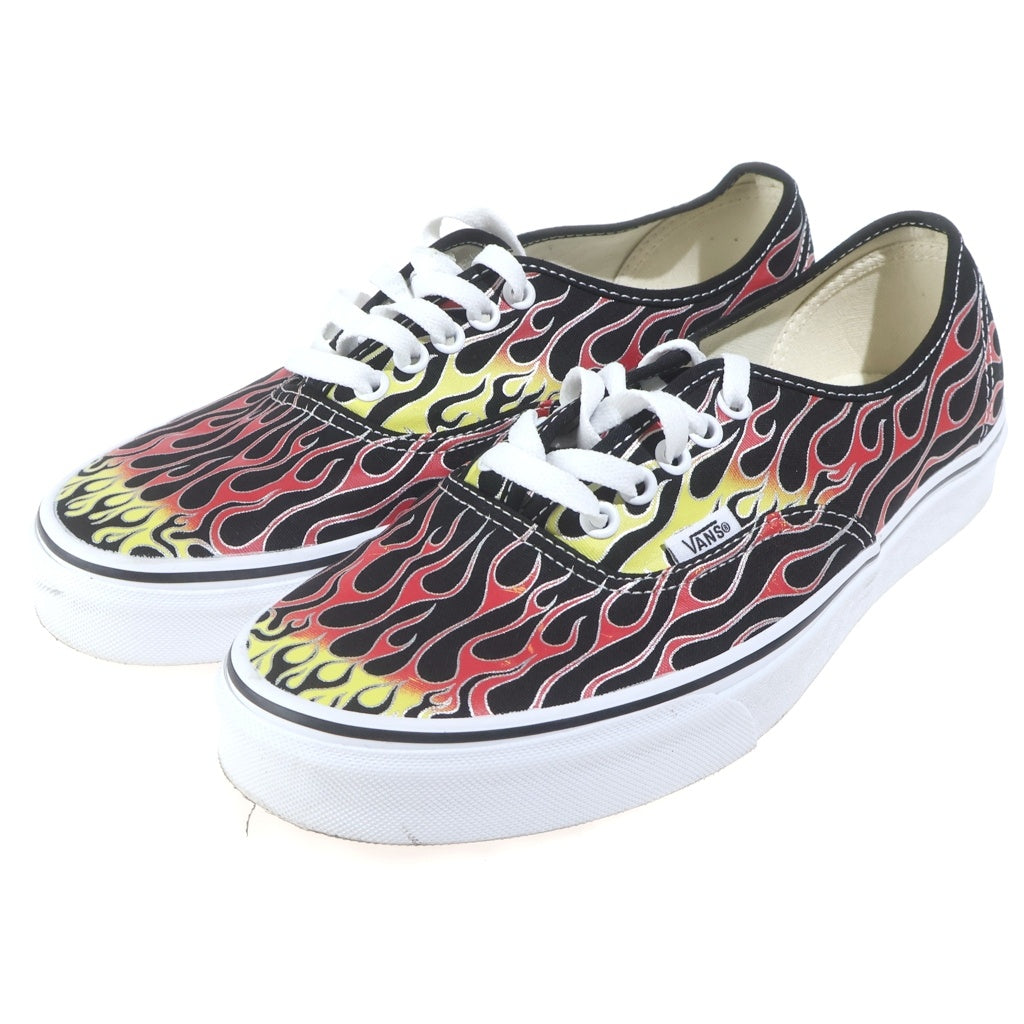 VANS(ヴァンズ) AUTHENTIC MASH UP FLAMES バンズ オーセンティック マッシュ アップ フレイム ローカットスニーカー キャンバス ブラック×レッド VN0A38EMVKJ
