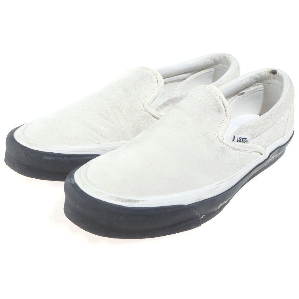 VANS(ヴァンズ) ×WTAPS Slip-On ダブルタップス スリッポン ローカットスニーカー ホワイト/ブラック US9/27cm VN0A45JK20F1