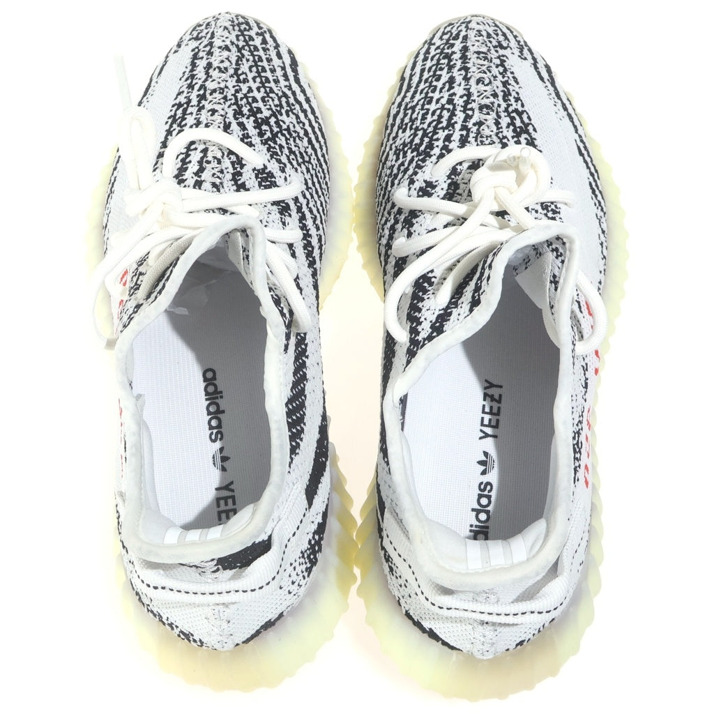 adidas(アディダス) YEEZY BOOST 350 V2 ZEBRA イージーブースト ゼブラ カニエウェストコラボ ローカットスニーカー ホワイト×ブラック US9 CP9654