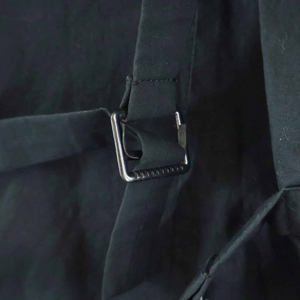 ANN DEMEULEMEESTER(アンドゥムルメステール) 5B ジレ ベスト ウール×リネン×コットン ブラック 352-01-45112