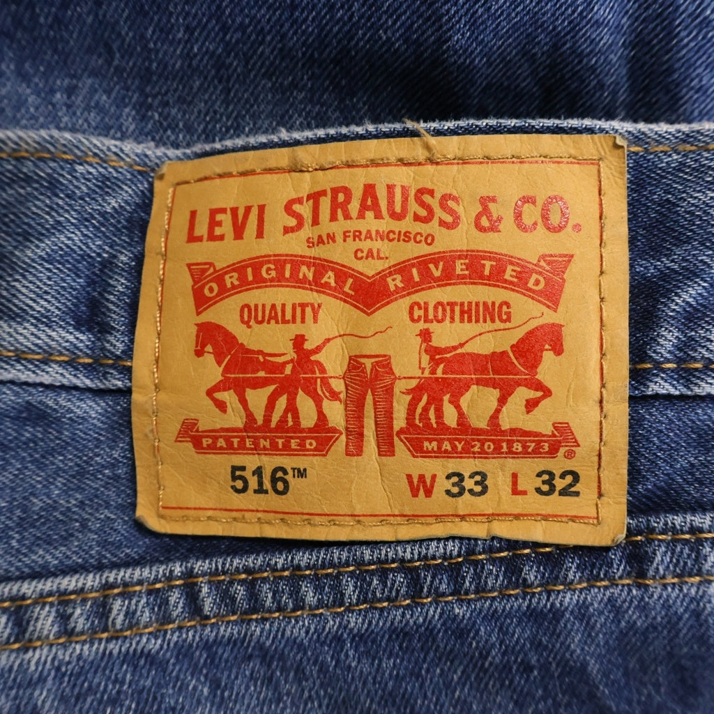 Levi's(リーバイス) 516 デニムパンツ インディゴ ブルー PC9-50516-4891