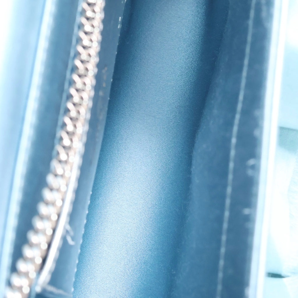 Roger Vivier(ロジェヴィヴィエ) フリル 2WAYハンドバッグ ショルダーバッグ ライトブルー シルバー金具 レディース