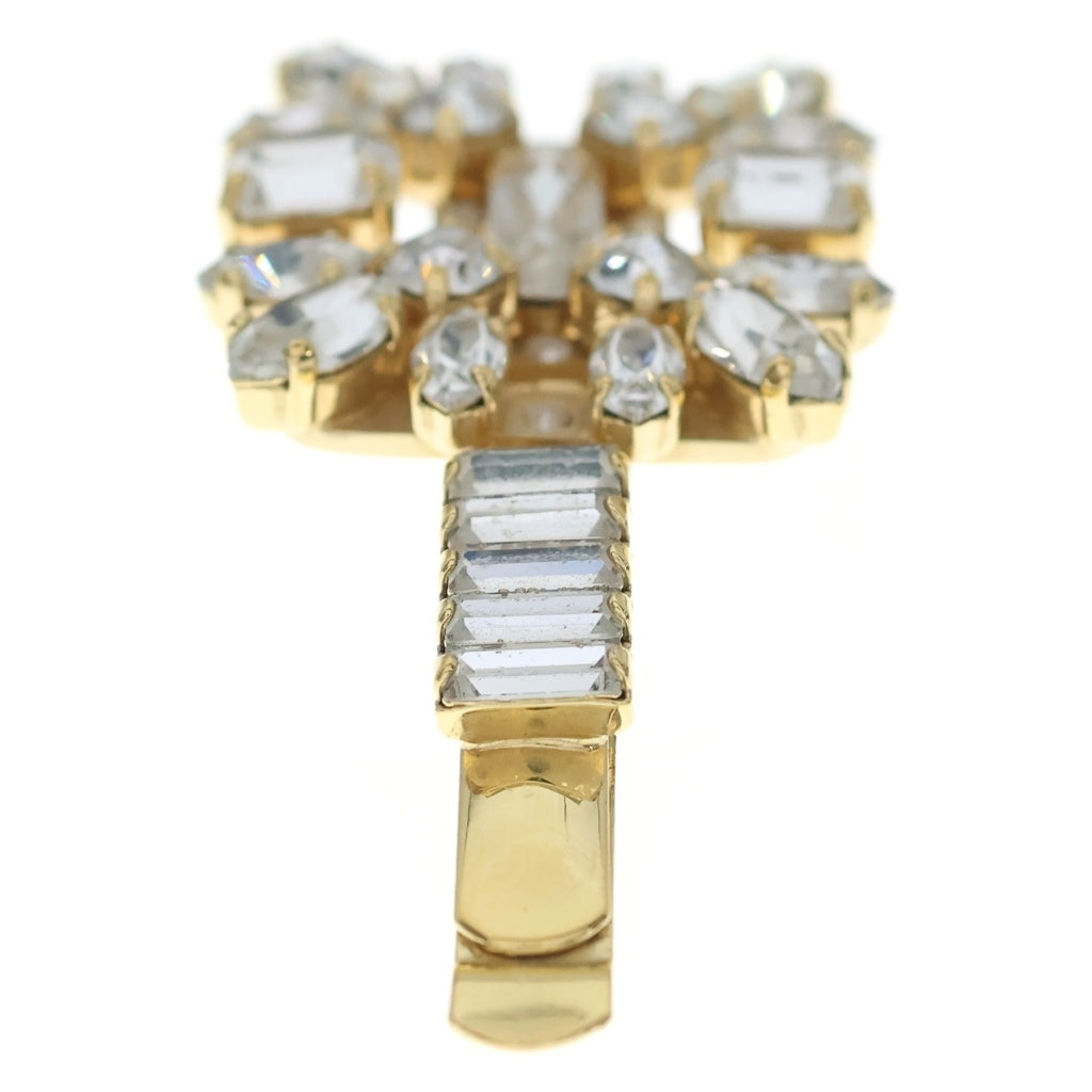 Roger Vivier(ロジェヴィヴィエ) ブロッシュヴィヴィエ ヘアクリップ ラインストーン ゴールド