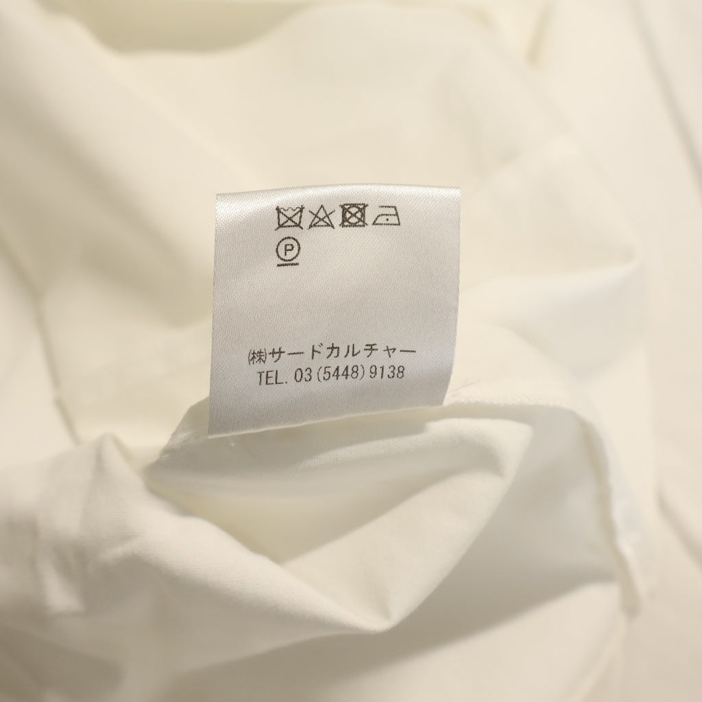 NO BRAND(ノーブランド) Giambattista Valli(ジャンバティスタ・ヴァリ) レースデザイン レイヤードケープブラウス ドッキング イタリア製 ホワイト RVCL115740P0 レディース