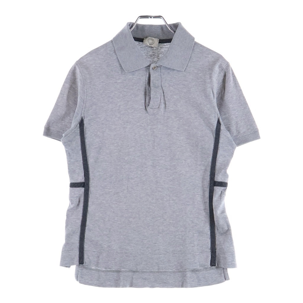 HERMES(エルメス) セリエボタン ポロシャツ Tシャツ コットン グレー レディース