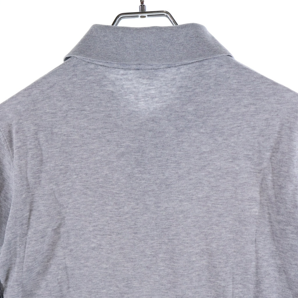 HERMES(エルメス) セリエボタン ポロシャツ Tシャツ コットン グレー レディース