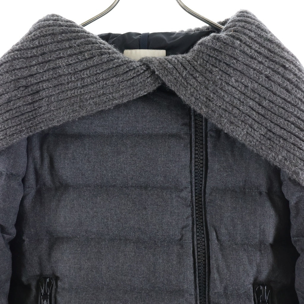MONCLER(モンクレール) LORIENT ロリアン ダウンジャケット コート グレー ウール レディース