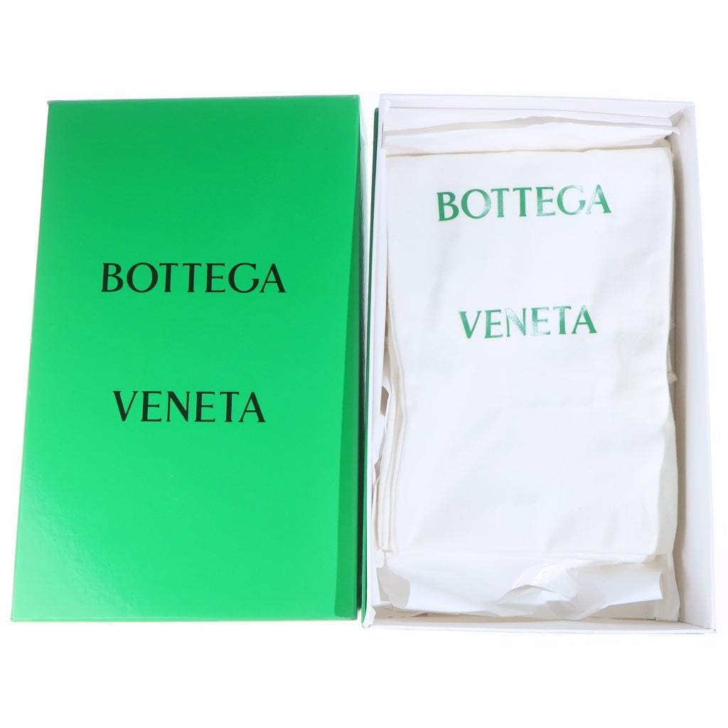 BOTTEGA VENETA(ボッテガヴェネタ) ロケット ポインテッドトゥ メタリックレザー ストラップ フラット パンプス シューズ ゴールド レディース