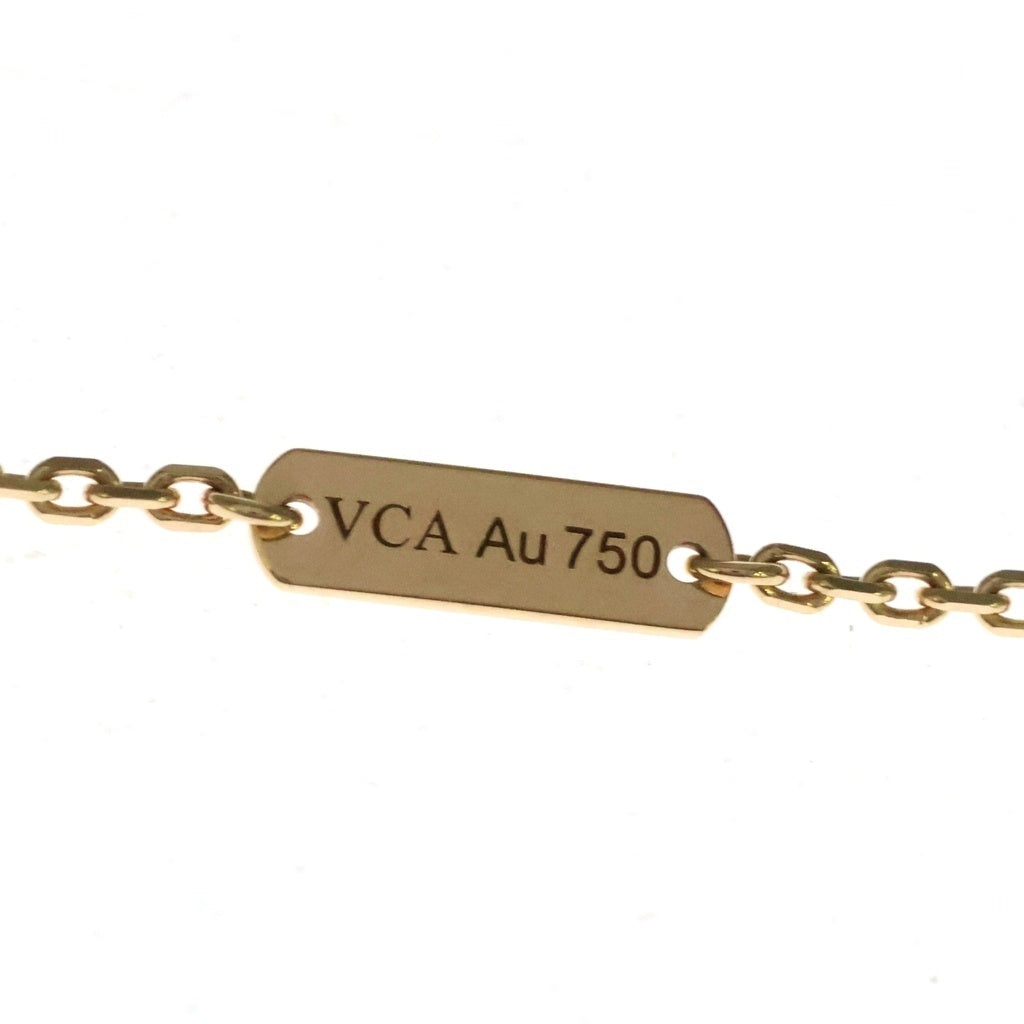 Van Cleef & Arpels(ヴァンクリーフアンドアーペル) ヴィンテージ アルハンブラ オニキス ネックレス Au750 K18YG イエローゴールド VCARA45800 レディース