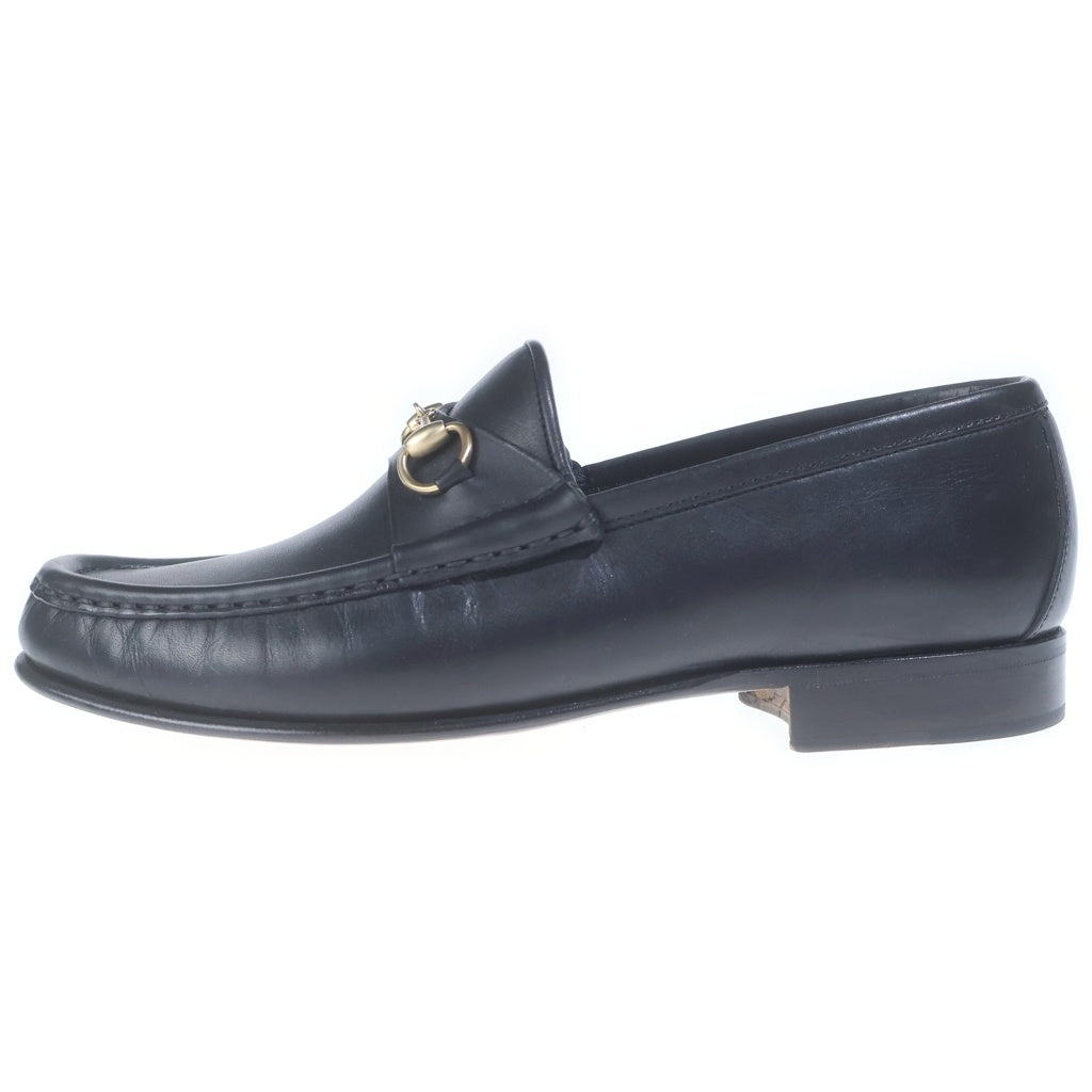 GUCCI(グッチ) ホースビット レザー ローカットシューズ ローファー ブラック レディース
