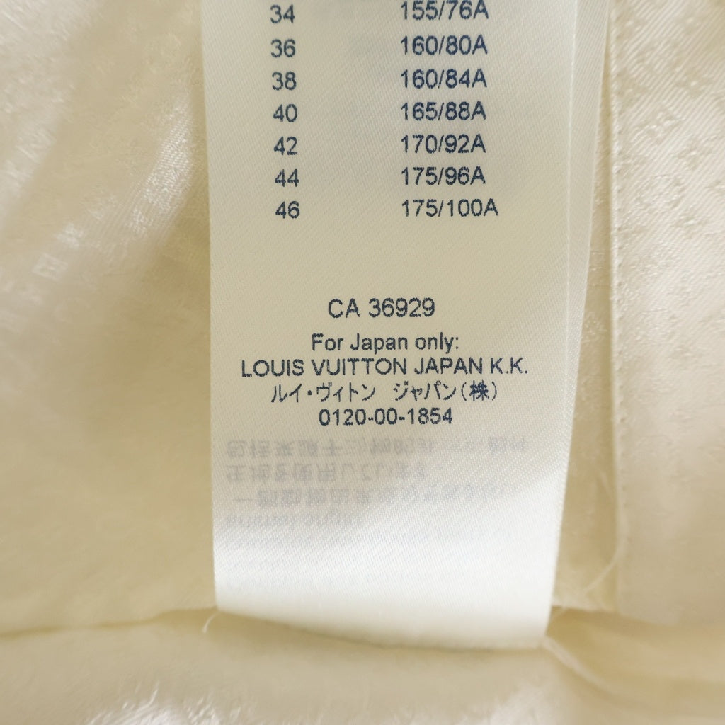 LOUIS VUITTON(ルイヴィトン) モノグラム ナイト ラバリエール ブラウス リボン シルク ベージュ RW202W VUS FJBL23 レディース