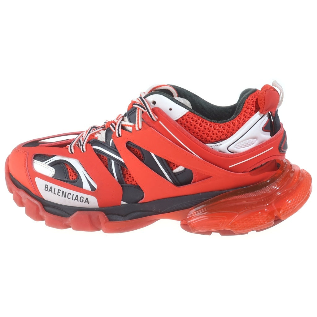 BALENCIAGA(バレンシアガ) TRACK CLEAR SOLE トラック クリアソール ローカットシューズ スニーカー レッド 647742