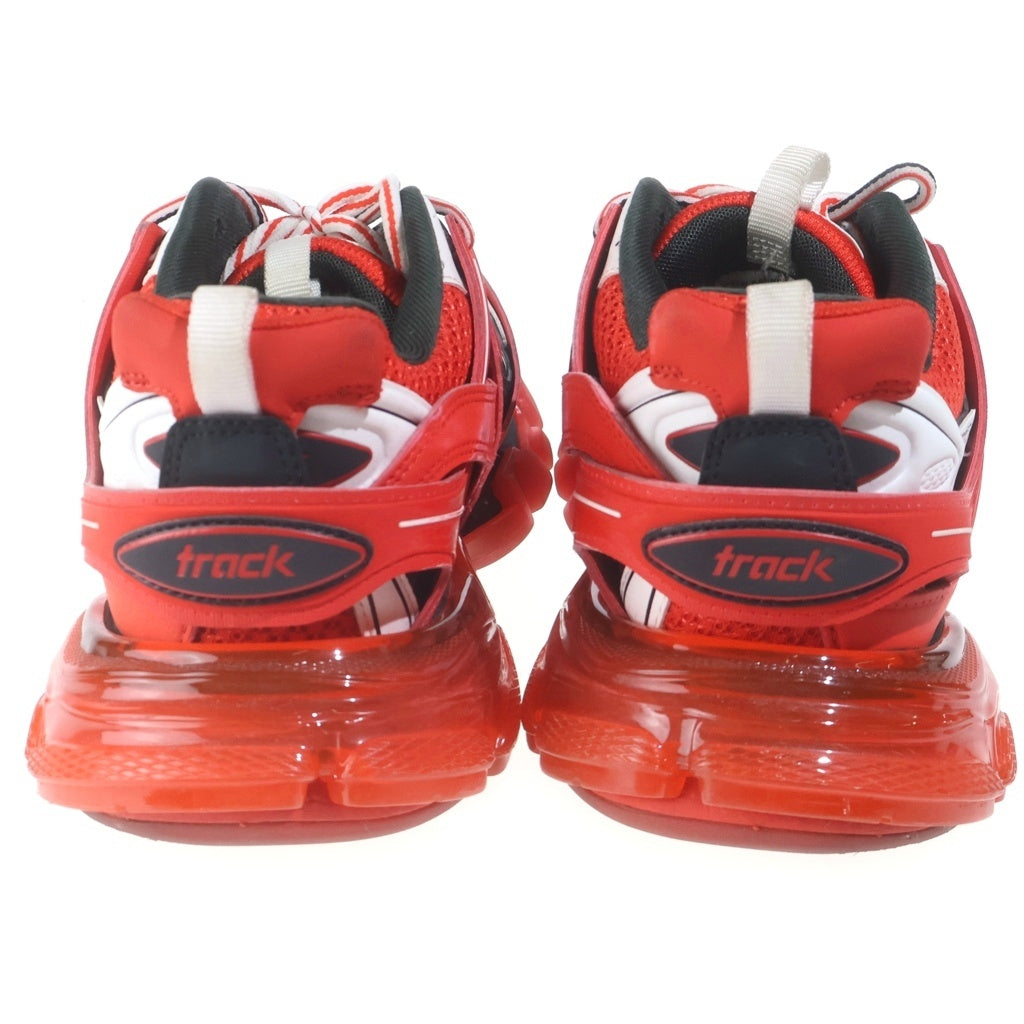 BALENCIAGA(バレンシアガ) TRACK CLEAR SOLE トラック クリアソール ローカットシューズ スニーカー レッド 647742
