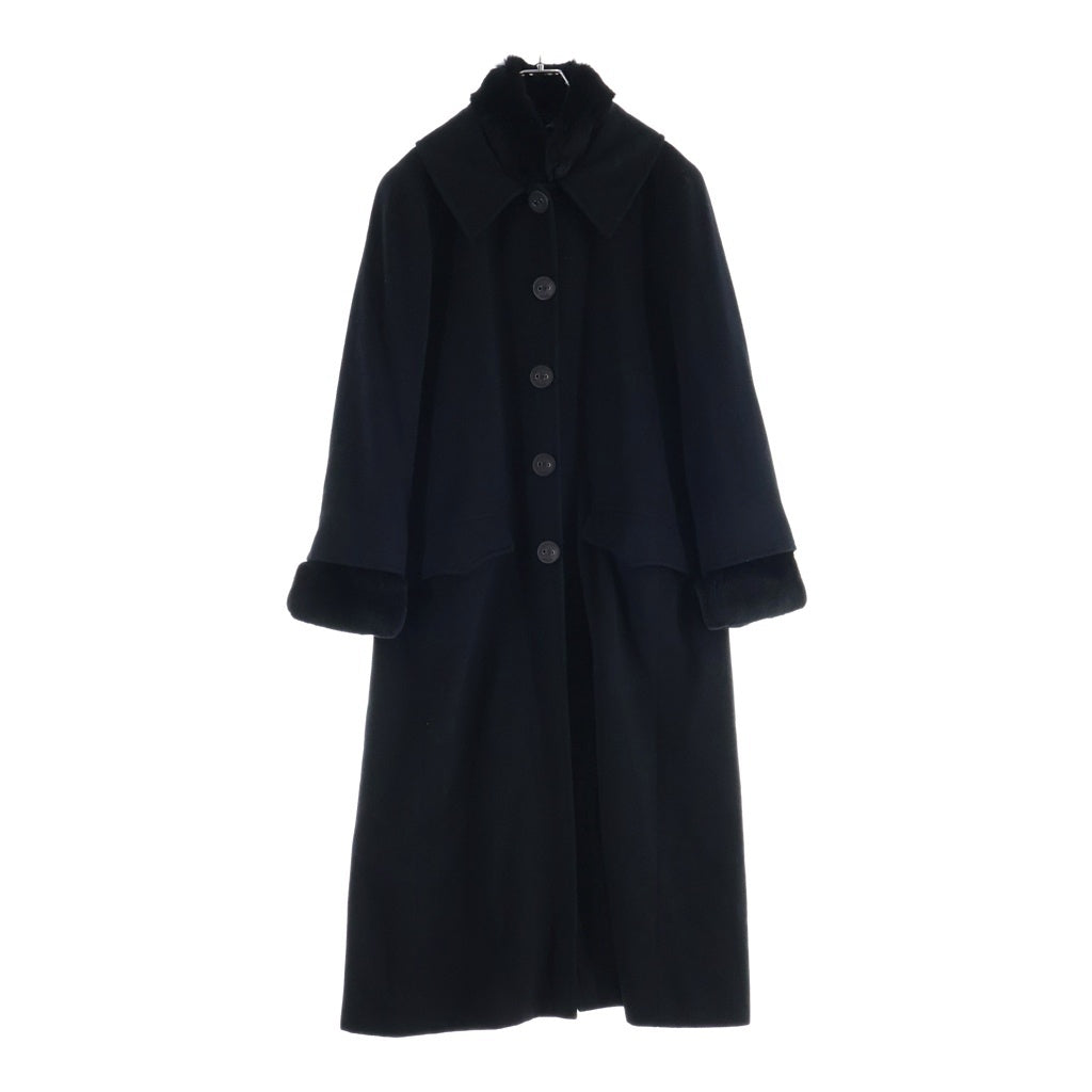 CHANEL(シャネル) ラパンファー カシミヤ ロングコート ブラック P19897V07699 レディース